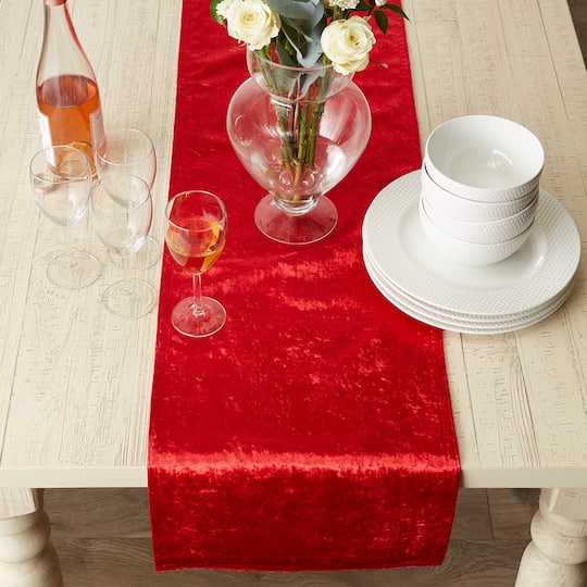 DII® 108" Velvet Table Runner